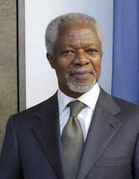 Kofi Annan, seventh Secretary-General of the UN. 