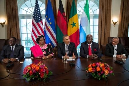 African leaders at White House
