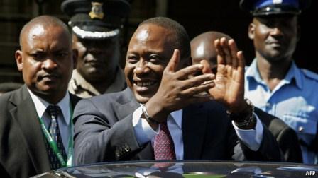 Kenyan president-elect, Uhuru Kenyatta