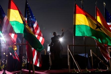 Obama in Ghana in 2009